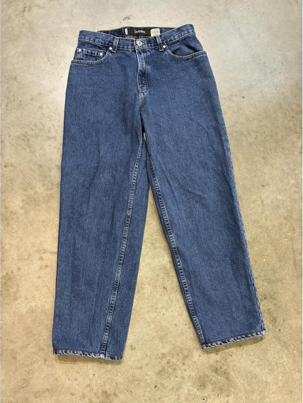 SILVERTAB vintage Levi's dark wash jeans made in usa 90s